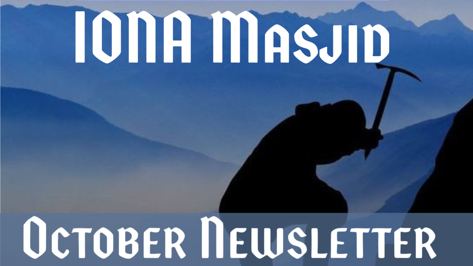 OCTOBER NEWSLETTER